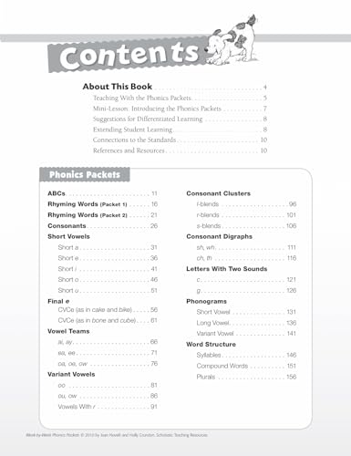 Week-by-Week Phonics Packets: 30 Independent Practice Packets That Help Children Learn Key Phonics Skills and Set the Stage for Reading Success - Image 2