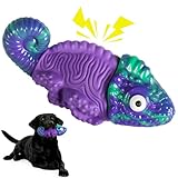 ChienBox Dog Toys for Aggressive Chewers: Squeaky Dog Chew Toys for Medium & Large Dogs, Indestructible Dog Toy to Keep Them Busy, Easy to Use and Clean, Teeth Cleaning, Bacon Flavor