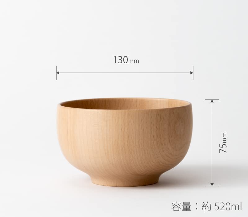 Amazon.co.jp: taffeta（タフタ）お椀 丸（ビーチ） (大) : ホーム
