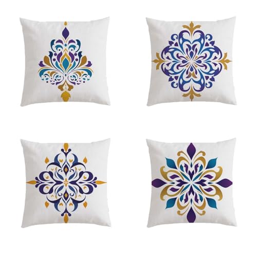 Imperméable et double face la housse de coussin 80x80cm de jardin - 2