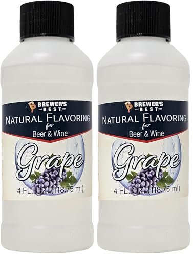 Brewer's Best Natural Grape Beer and Wine Fruit Flavoring (Pack of 2)