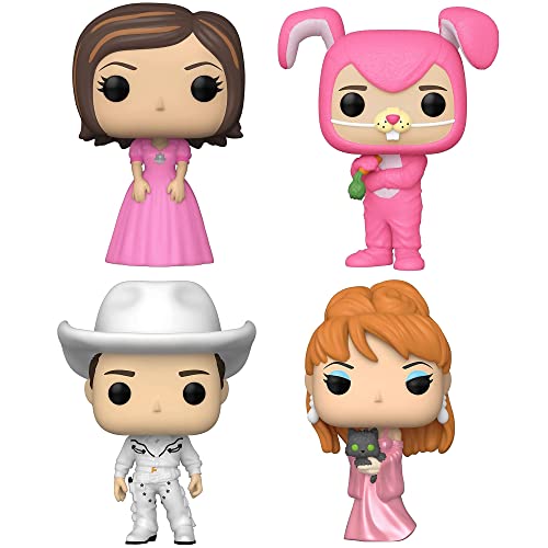 Funko TV: POP! Friends Collectors Set 3 - Rachel in Pink Dress, Chandler as Bunny, Cowboy Joey, Music Video Phoebe