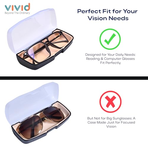 Image of Unisex Lightweight Specs Self Button Eyewear Dabbi Abs Hard Case Cover