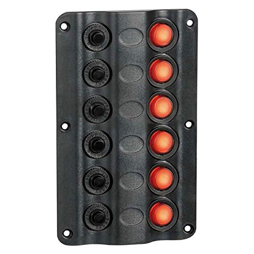 Osculati Pannello Elettrico Wave 6 interruttori (Wave Electric Control Panel 6 switches