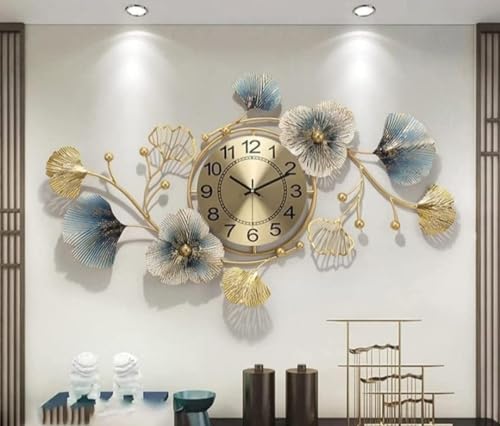 FUNTEREST Stylish Luxury Designer Antique Analog Silent Clock for...