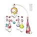 Misis Baby Musical Berceau Mobile Jouet rotatoires rotatifs Jouet de décoration avec lumière de Nuit et Jouets Suspendus Carillon de côtelette bébé Pendentif lit bébé décoration pour Les superior