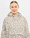 LARKSON Regenponcho Damen Herren Beige Leo - Lykke - Regenmantel Regencape für Fahrrad Outdoor Festival - Wassersäule 10000 mm - Regenjacke Wasserdicht mit Verschweißten Nähten