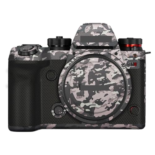 Película protectora para Lumix S1 Mark II contra arañazos con vinilo camuflaje de campo