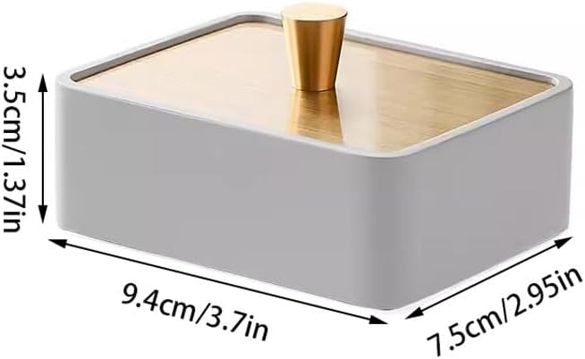 Toothpick Holders Desktop Dental Floss Box Multi-Purpose Storage Box Household Cotton Swab Storage Box Fashionable Toothpick Box Tooth Pick Dispenser