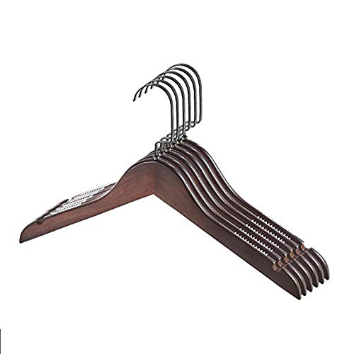 Cintre en bois massif de 38 cm : lot de 30 cintres premium