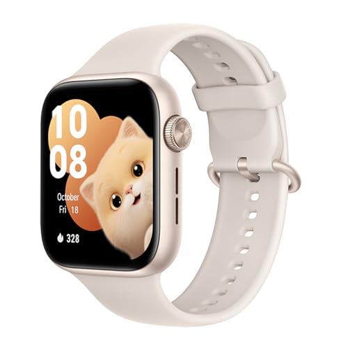 HONOR Watch 5 Smartwatch GPS Watch, 1.85” AMOLED Display Smart Watch Hombre Mujer, 15 Días de Duración de Batería, 5ATM y IP68, Reloj Inteligente para Android, Oro
