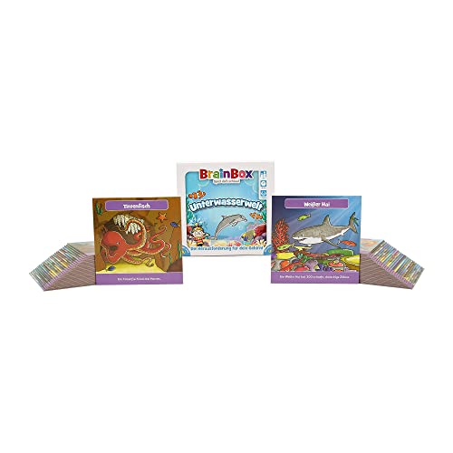 Brain Box 94924 , Unterwasserwelt, Lernspiel, Quizspiel für Kinder ab 5 Jahren