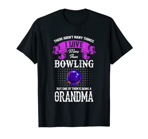Camiseta Bowling Grandma Camiseta