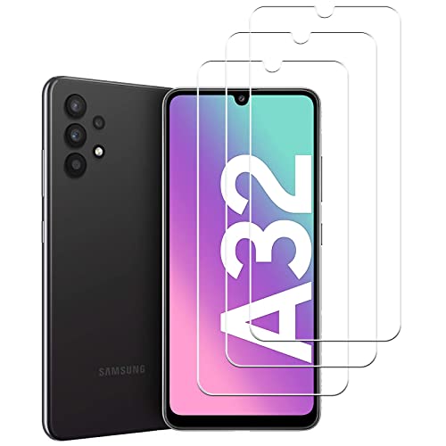 KELOLIN [3 Stück] für Samsung Galaxy A32 4G für Panzerglas Schutzfolie 9H Härte Anti-Kratzen Anti-Bläschen HD-Klar Bildschirm Schutzfolie Kompatibel mit Samsung Galaxy A32 4G