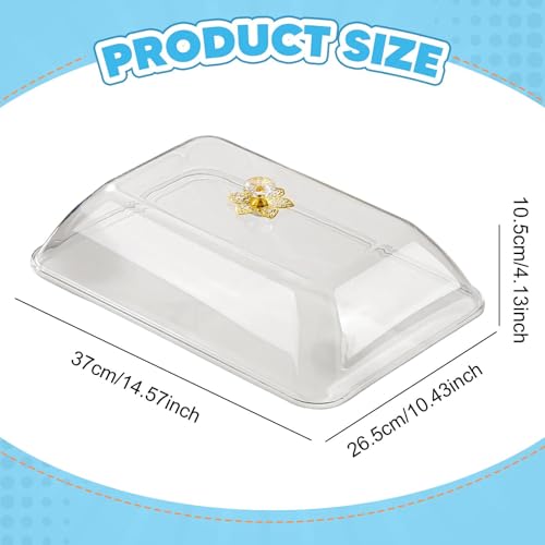 Tapa para alimentos rectangular de red para cubrir platos en fiestas y camping 4