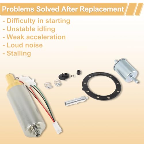 Hihaha Intank Fuel Pump Replacement Fit for Sea-Doo GTX DI/RX DI 2000-2003 Replaces 275500641275500502 275500540 275500500