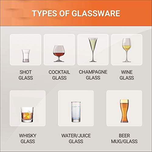 Image of Afast Multi Purpose Beverage Tumbler Drinking Glass Set for Home & Bar Use, Set of 2, Kk102 n338, Clear