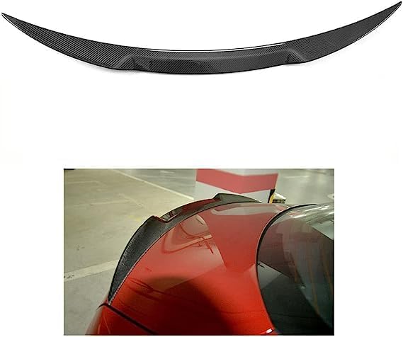 Rear Spoiler Car Rear Trunk Boot Lip Spoiler Wing For Alfa Romeo Giulia Carbon Fiber Rear Spoiler Trunk Boot Lip Wing Sedan 2015-2018, Rear Spoiler Auto Accessories