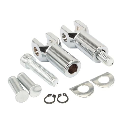 Repose-pieds de moto 2.25" en aluminium avec kit de chape pour Softail
