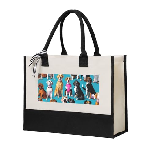 Sac fourre-tout en toile spacieux pour femme usage quotidien