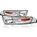 Spec-D Tuning 2LB-MST05-TM Ford Mustang Gt/Base Euro Style Bumper Lights Chrome