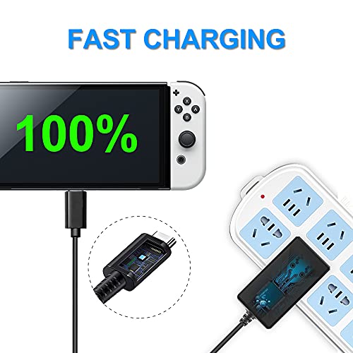 Prodico Charger For Nintendo Switch, Fast Travel Charger Compatible With Nintendo Switch/Switch Lite/Switch Oled/Switch Dock #TOP2