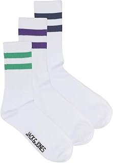 JACK & JONES Mor Erkek Çocuk Çorap Jacgab Tennis Socks 3'lü Jnr