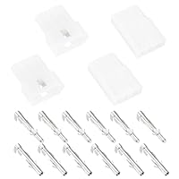 eMagTech 2Set 3 Poliger Steckersatz Stecker Und Buchse Passend für Blinkerschalter Oder Rücklicht Kompatibel mit KTM EXC LC4 Kompatibel mit Husaberg