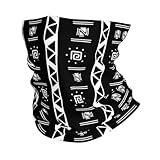 Símbolo Étnico Tribal Azteca En Blanca Y Negro Mujer Hombre Snood Suave Pasamontañas Térmica Braga De Cuello para Ciclismo Senderismo Aire Libre Yoga
