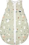 Alvi Mäxchen Thermo Schlafsack ohne Arm Design Baby Forest (Größe 110)