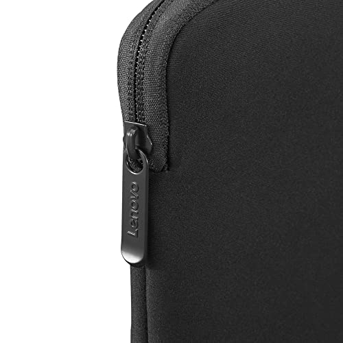 Lenovo Basic Laptop Sleeve - 13 Inch - Neoprene Material - Soft Fleece Lining - Zippered Top Opening - Black #TOP2