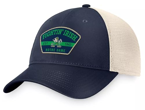 Gorra clásica Notre Dame con logo ajustable miniatura 1