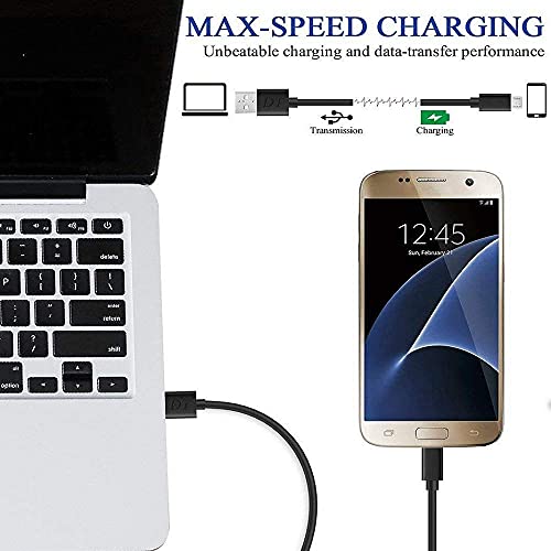Micro Usb Cable, 2 Pack Extra Long Ps4 Controller Charger Cable 10Ft, Durable High Speed Data Sync Android Charger Cord Compatible For Playstation 4, Ps4 Slim/Pro, Samsung Galaxy S7 S6 S7 S5 S2 #TOP4