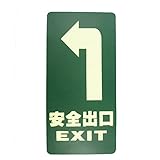 Ruilogod 300mm x 150mm Turning Left Square Luminous Emergency Exit Sign (id: c1a c9b add 229 712