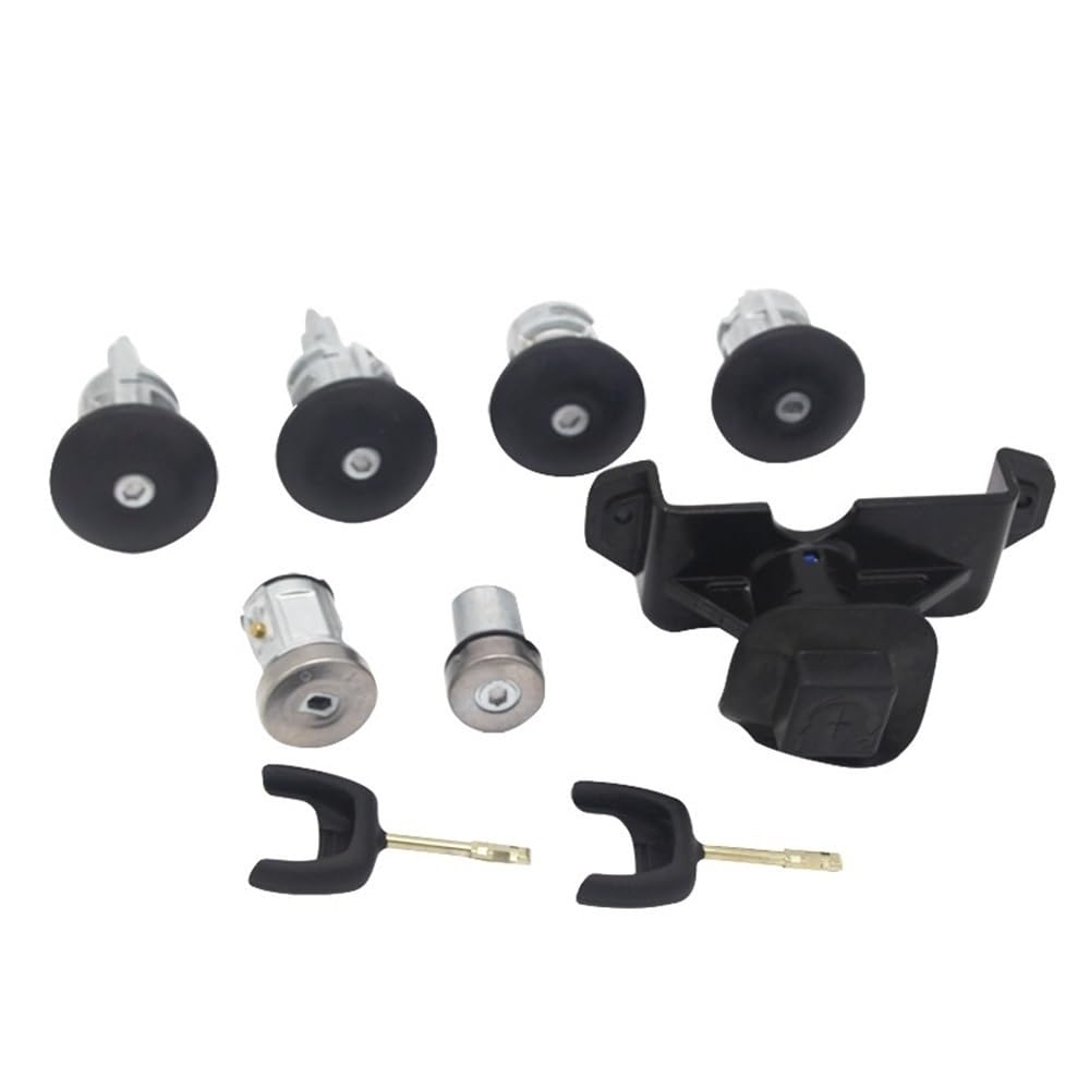 Kjbvcevud One Color Car Ignition Barrel 6C1av22050xb For Transit Mk7 2006-201(7Pcs Lock)