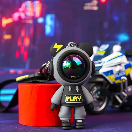 Image of Wanna Party Space Theme Keychain, Cartoon Keychains for Boys Girls, Return Gift Favors, Cute Backpack Key Chain Accessories Wristlet Chain Car Charms