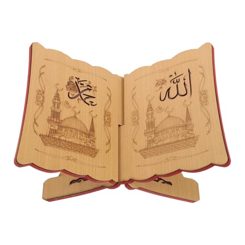 Support pour Bible sculpté Healvian : l'art du porte-livre élégant pour l'Aïd