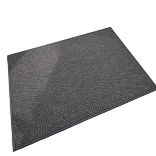 トイレ吸水マット玄関ドア滑り止めマット (50x80cm,グレー)