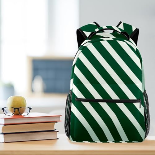 Sac à dos écossais diagonal vert, légèreté et haute durabilité - 5