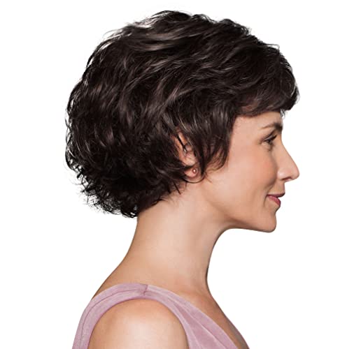 Gabor Touca de peruca de estilo versátil curto Commitment da Hairuwear, tamanho grande, névoa de alc