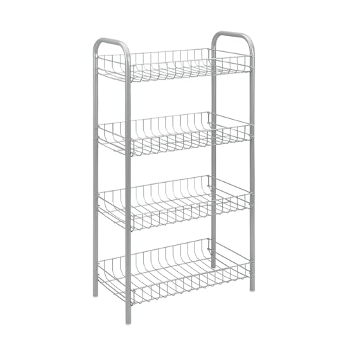 Metaltex 343014039 Monaco Allzweckregal, 4-Etagen, 41 x 23 x 80...