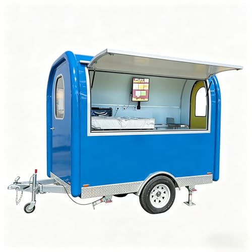 Custom Food Trailer with Adjustable Length 7ft-36ft, Width, Height –