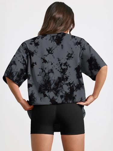 Image of Trendy Queen Womens Oversized T-Shirts Short Sleeves Workout Tops | Casual Summer Gym Tees Plus Size Fashion Clothes 2026