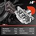 A-Premium Disc Brake Caliper Assembly with Bracket Compatible with Select Hyundai and Kia Models - Santa Fe 2010-2016, Santa Fe Sport, Santa Fe XL, Sorento, Sport Utility - Rear Right Passenger Side