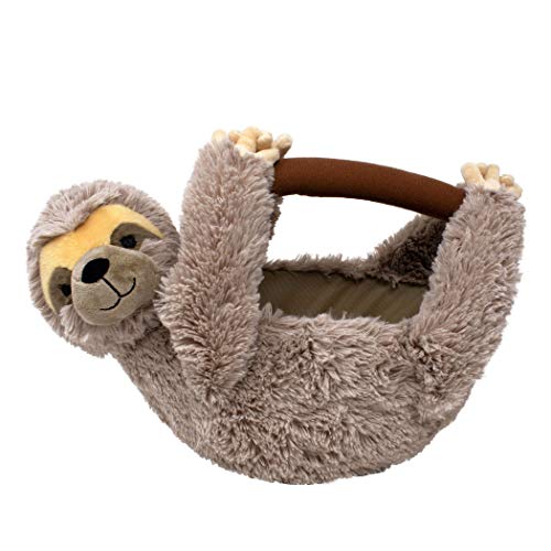PTI Group Sloth Medium Plush Easter Basket, Multi