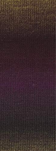 Lana Grossa Gomitolo Versione 406 Bordeaux/Mustard / Red Violet/Aubergine