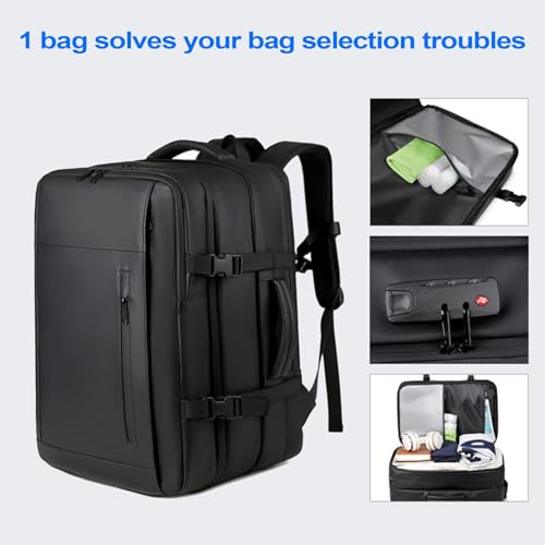Sac à dos de compression grand volume imperméable avec fermeture à code - 7