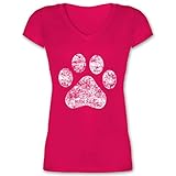 leibliches kind türkce damen t-shirt pfote: Mit dem vintagen Motiv liegst du voll im Trend