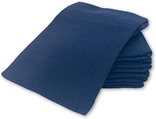 Williams-Sonoma All Purpose Pantry Towels, Kitchen Towels, Set of 4, Navy Blue, 100% Cotton image 3