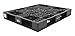 Vestil PLP2-4840-BLACK High Density Polyethylene Pallet 39-1/2 In. x 47-3/8 In. x 6 In. 8000 Lb. Capacity Black